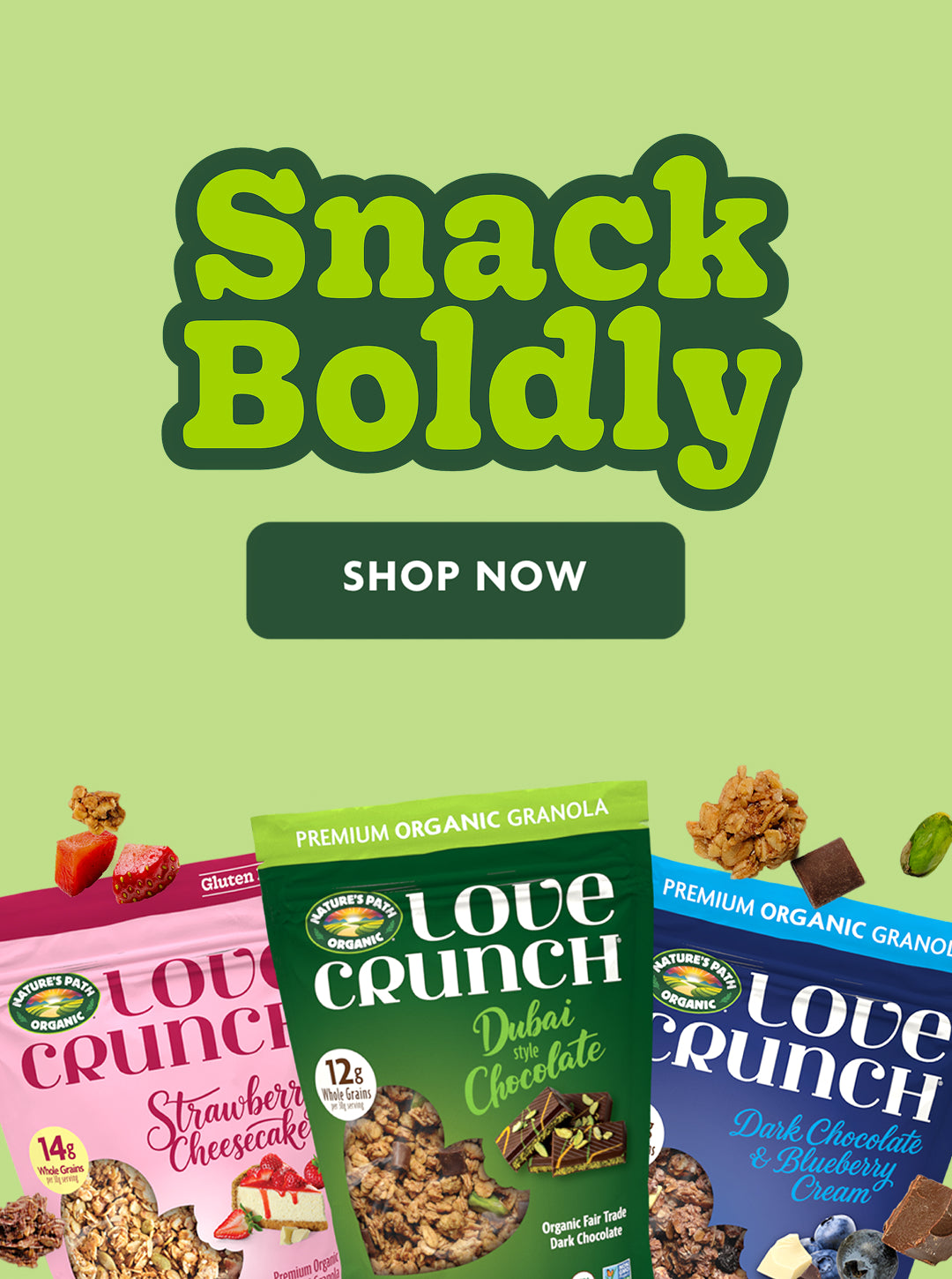 Love Crunch Dubai Chocolate & Blueberry Cream – Nature's Path Love Crunch Dubai Chocolate & Blueberry Cream – Nature's Path